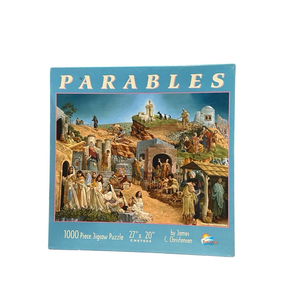 PARABLES-James Christensen 1000 Pc Jigsaw Puzzle Biblical Art 27 X 20"